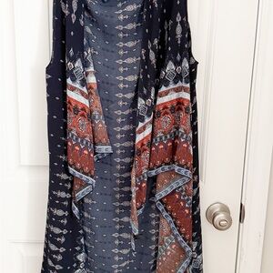 Bohemian Sleeveless Kimono